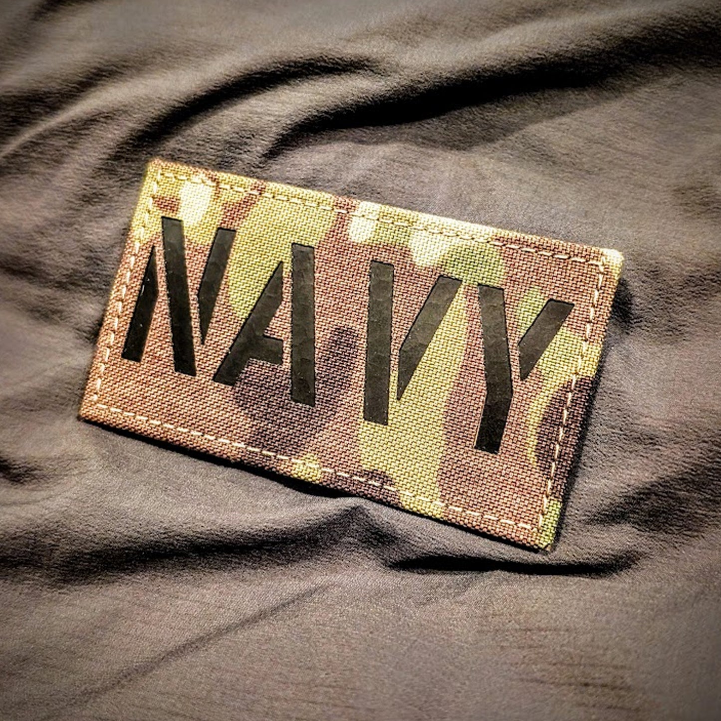 NAVY IR LASER CUT PATCH