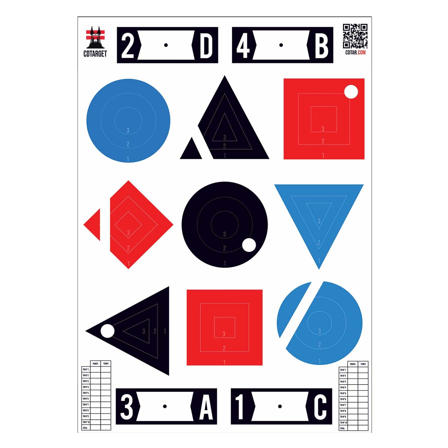 ADAPTIVE SPEED - 10 targets (anti-reflect)