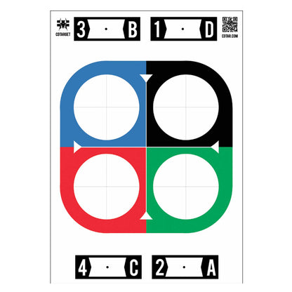 FOCUS ONE - 10 targets (anti-reflect)