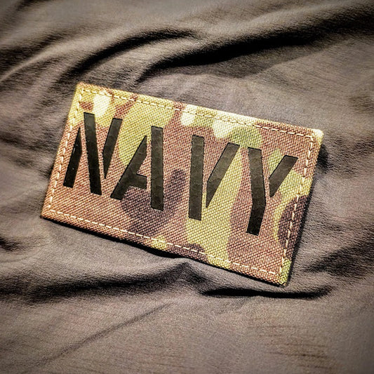 NAVY IR LASER CUT PATCH