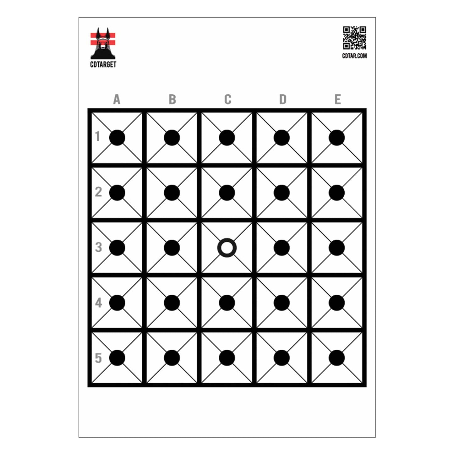 CDTARGET INTRODUCTION PACKAGE  - 12 targets (anti-reflect)
