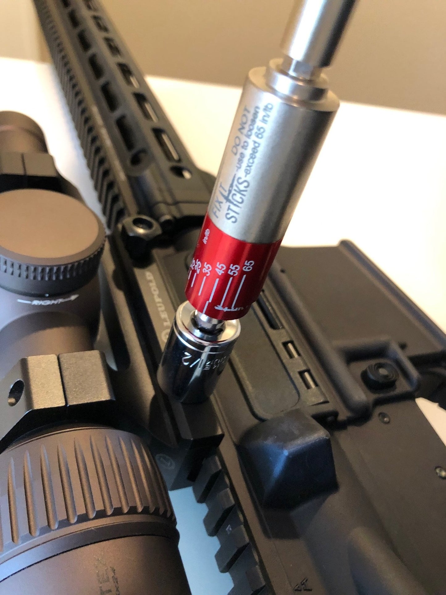 RIFLE AND OPTICS TOOLKIT WITH ALL-IN-ONE TORQUE DRIVER